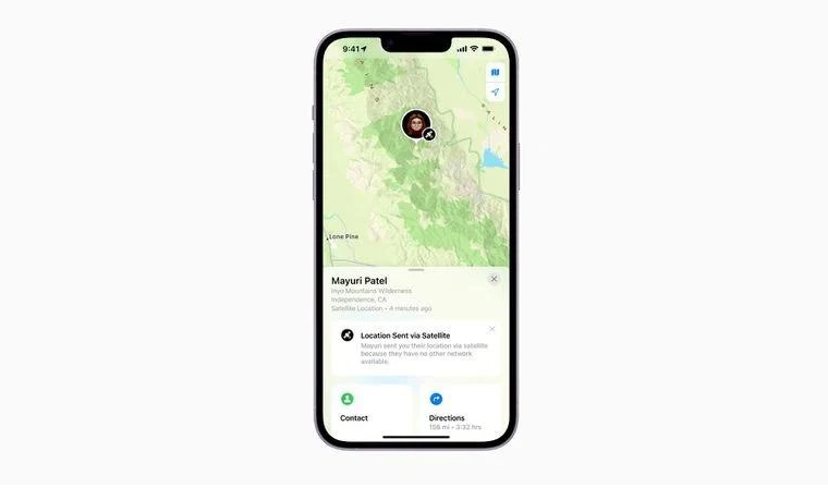 梅河口苹果14维修分享iPhone14系列中 FindMy功能通过卫星分享位置方法教程 