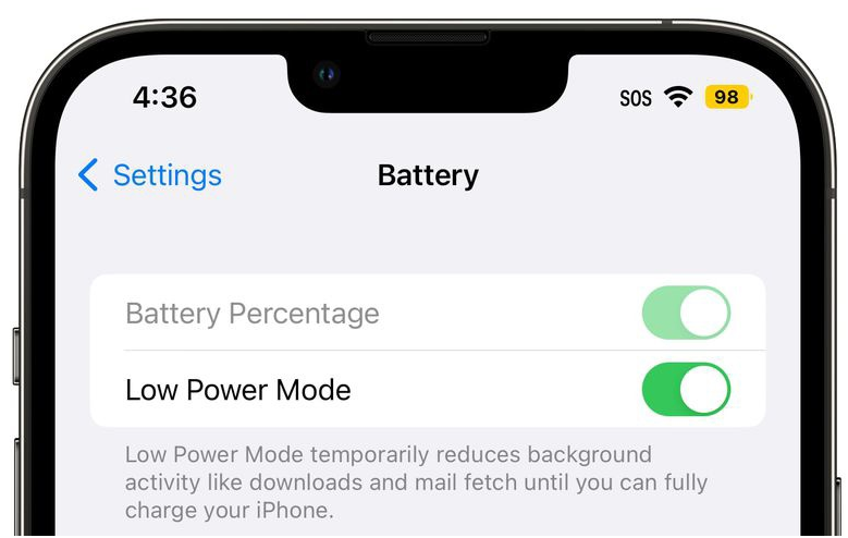 梅河口苹果手机维修分享iOS 16 Beta 6电池百分比显示和Beta 5有什么不同 