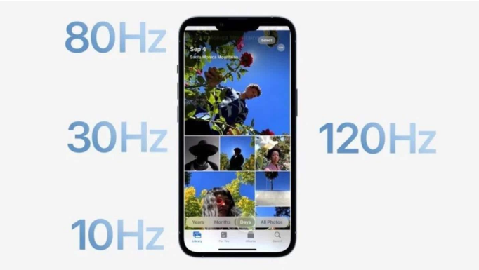 梅河口苹果14维修分享iPhone 14有高刷吗 