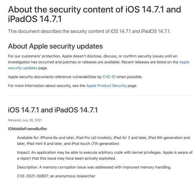 梅河口苹果手机维修分享iOS 14.7.1 正式版更新内容及升级方法 